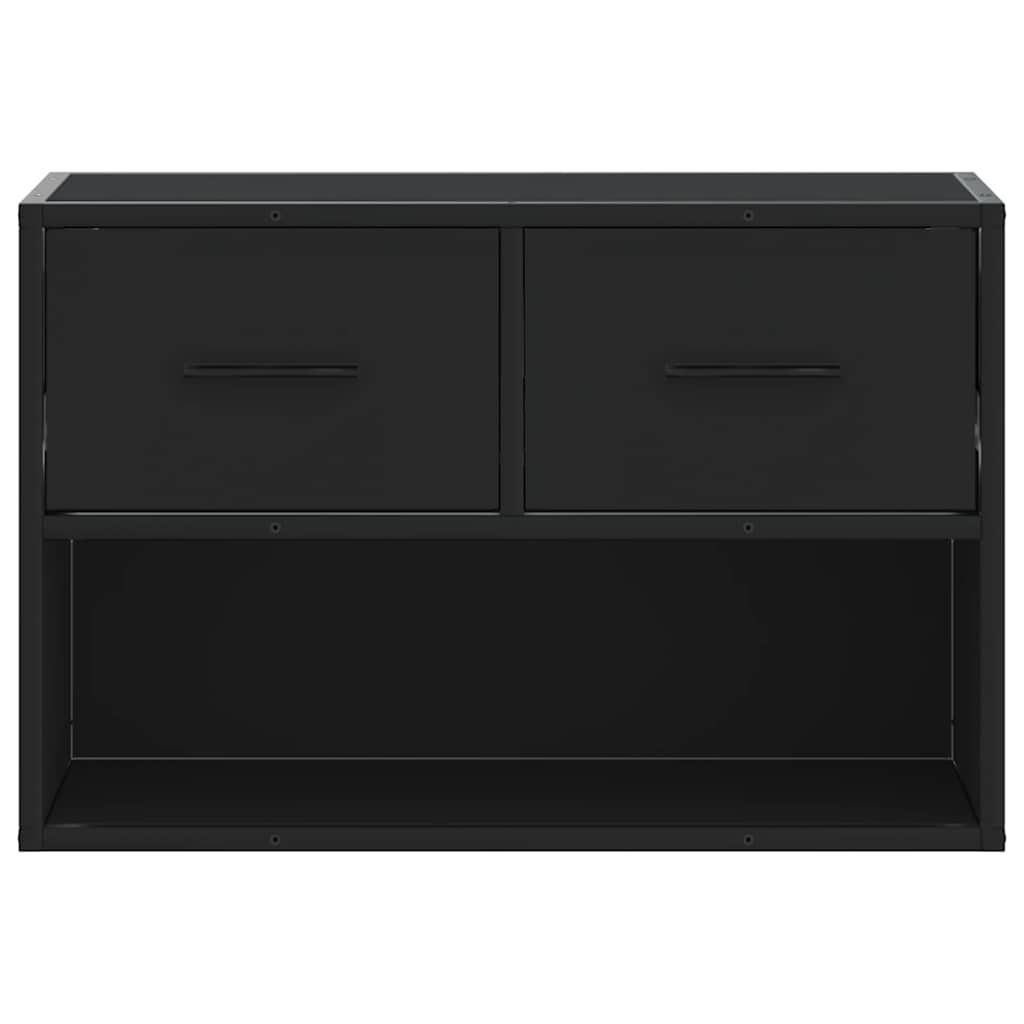 Móvel para TV 60x31x39,5 cm derivados de madeira/metal preto