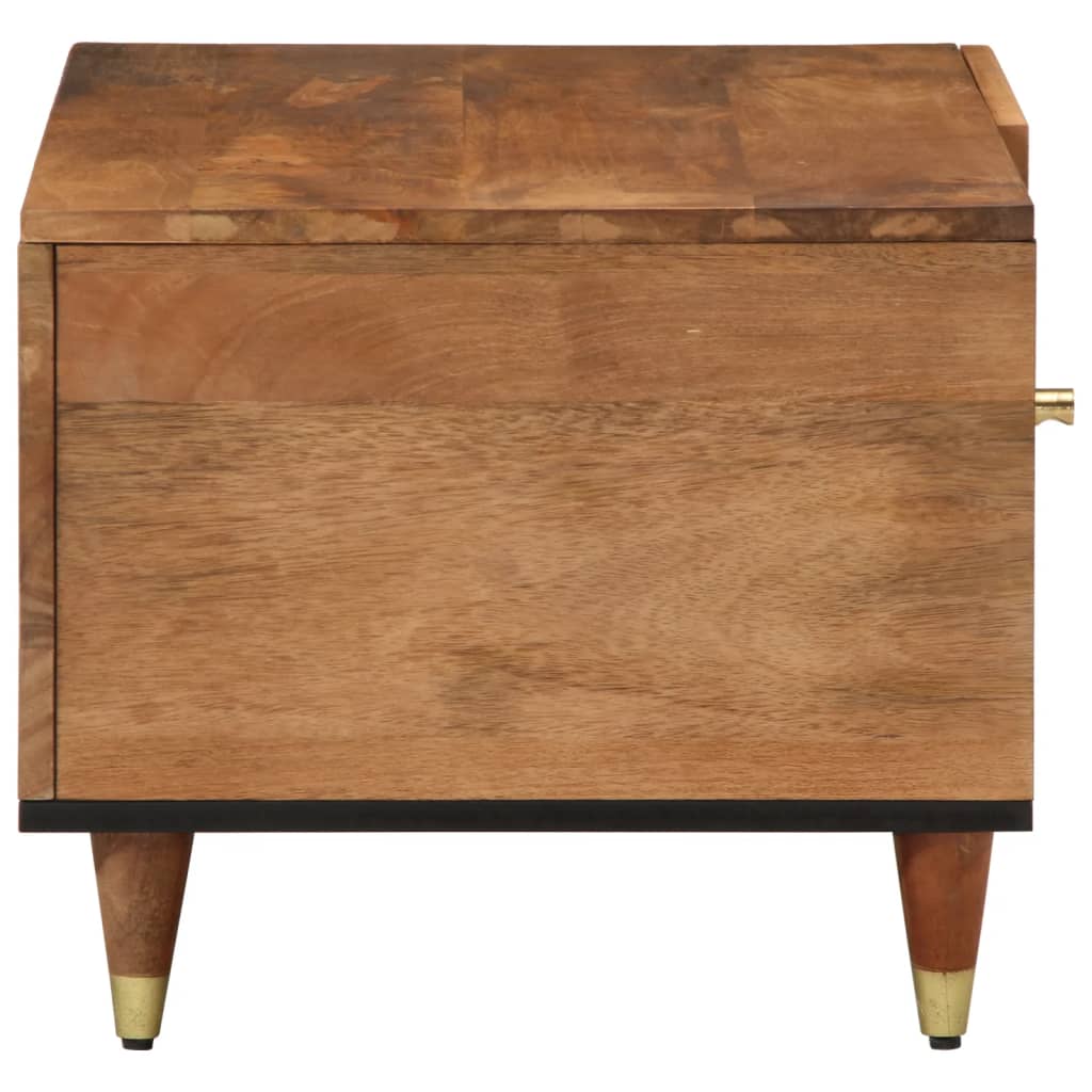 Mesa de centro 80x50x40 cm madeira de mangueira maciça