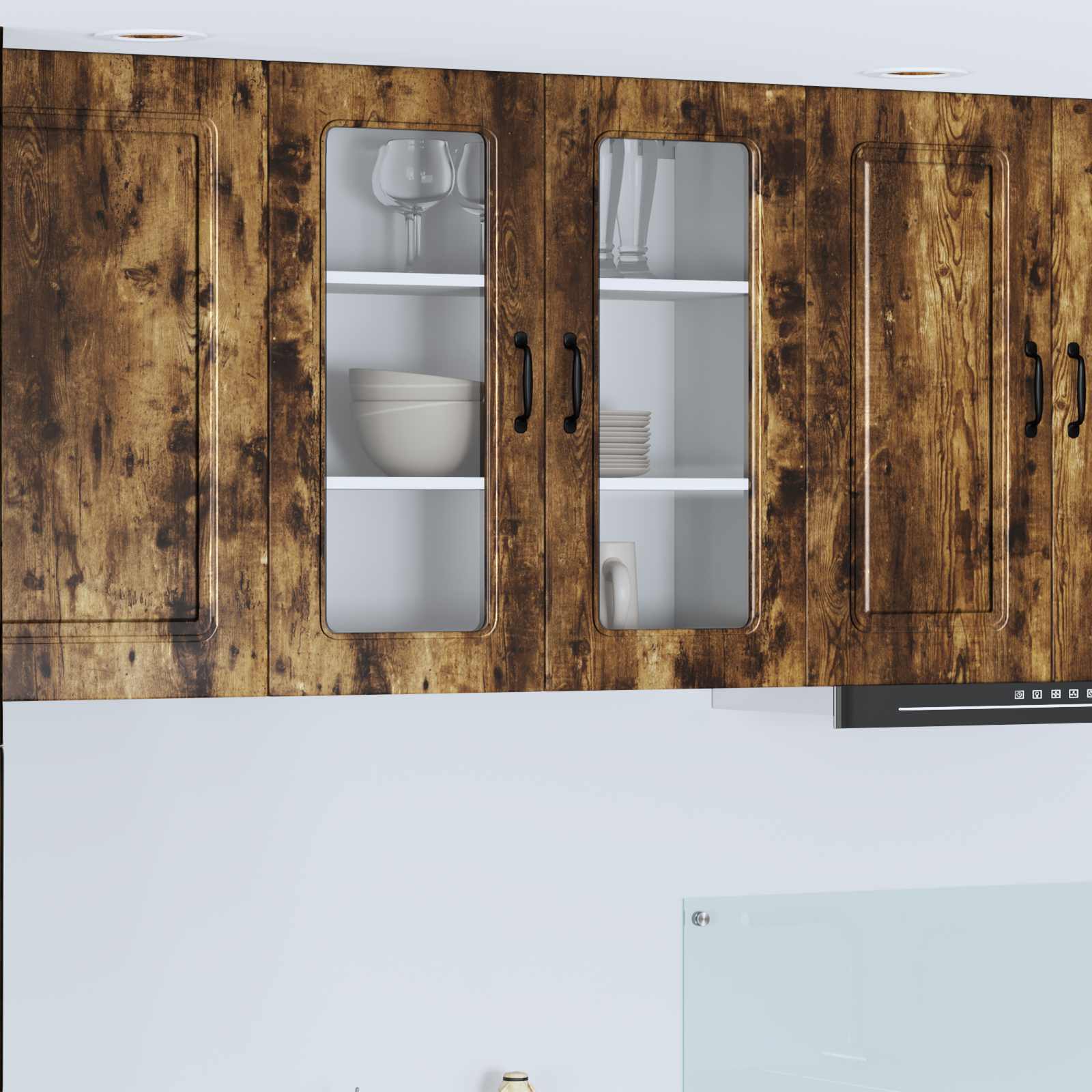 Painel de lava-louça kalmar carvalho defumado 80 x 31 x 80 cm