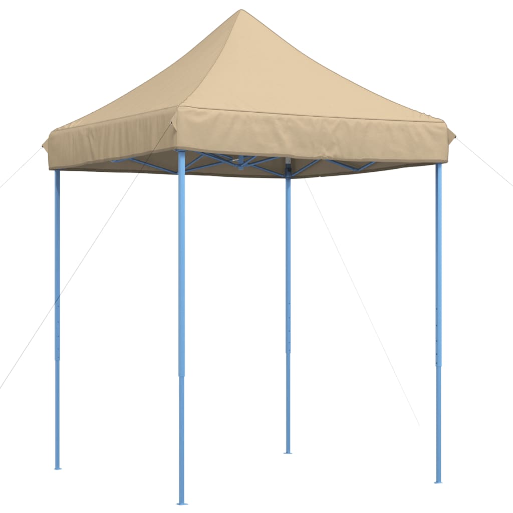 Tenda para festas pop-up dobrável 200x200x306 bege