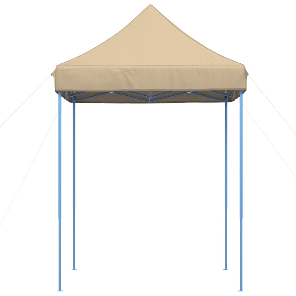 Tenda para festas pop-up dobrável 200x200x306 bege