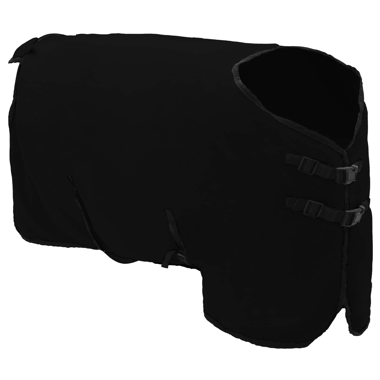Cobertor de cavalo preto 105 cm poliéster