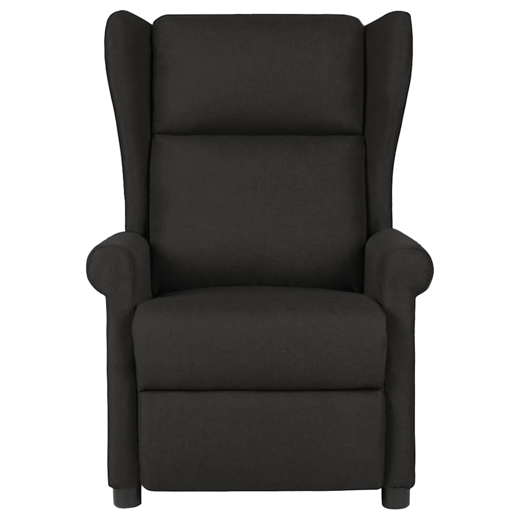 Poltrona de massagens reclinável tecido preto