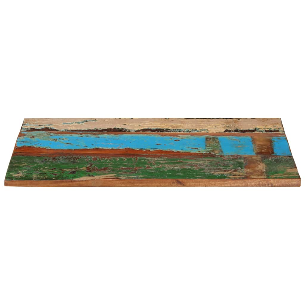 Tampo mesa retangular 60x90cm 25-27mm madeira recuper. maciça