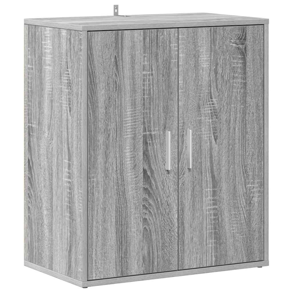 Sapateira 60x35x70 cm derivados de madeira sonoma cinza