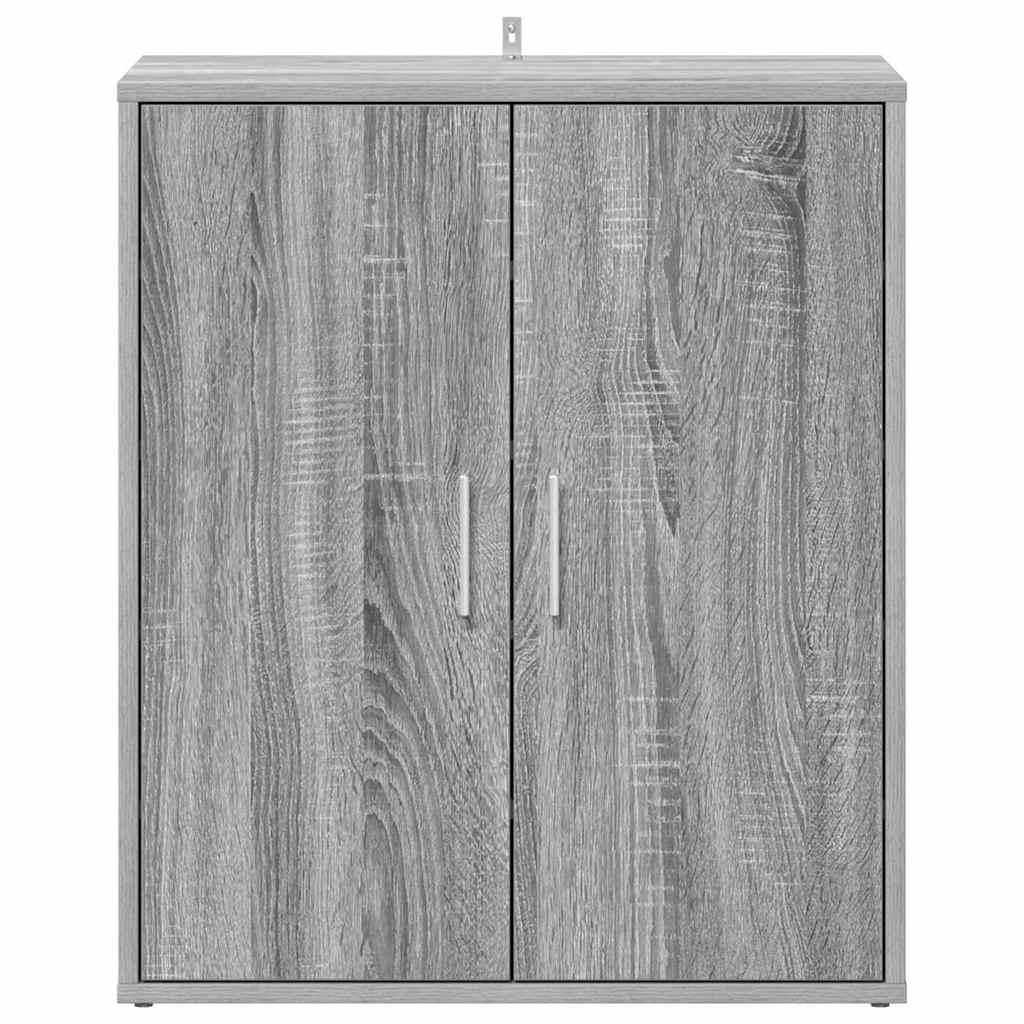 Sapateira 60x35x70 cm derivados de madeira sonoma cinza