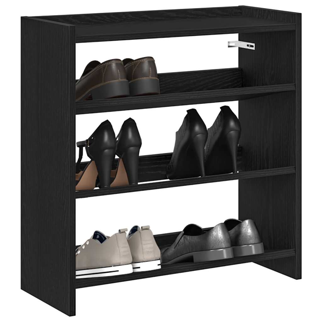 Sapateira 60x25x62 cm derivados de madeira preto