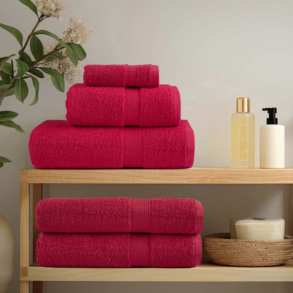 Toalhas de sauna premium solund 10pcs 80x200cm 600gsm vermelho