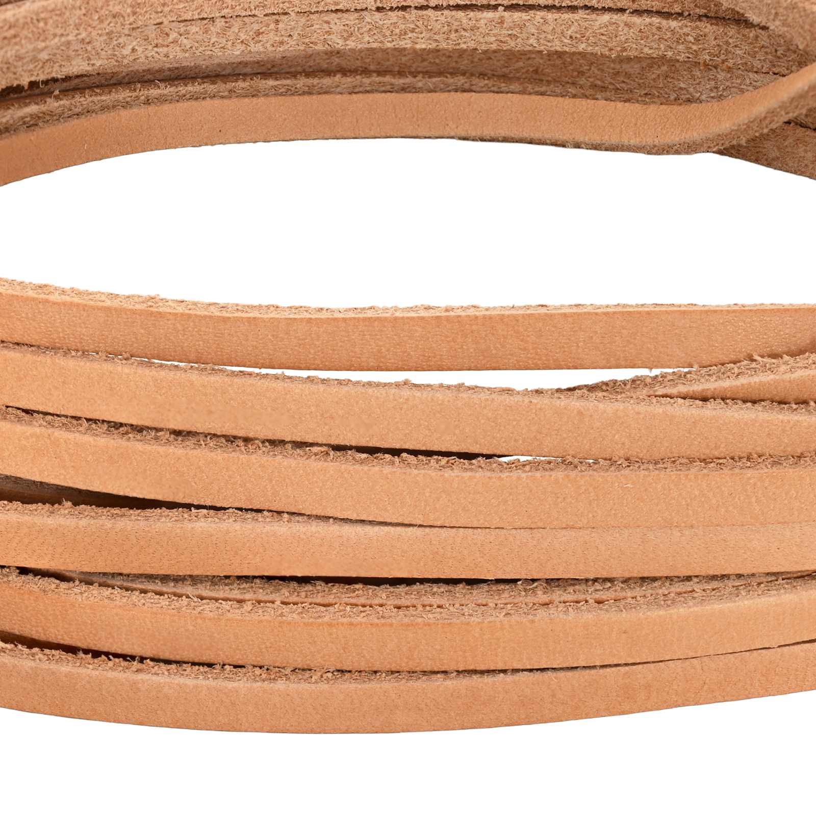 Pulseira de couro marrom claro 200 x 0,3 cm couro