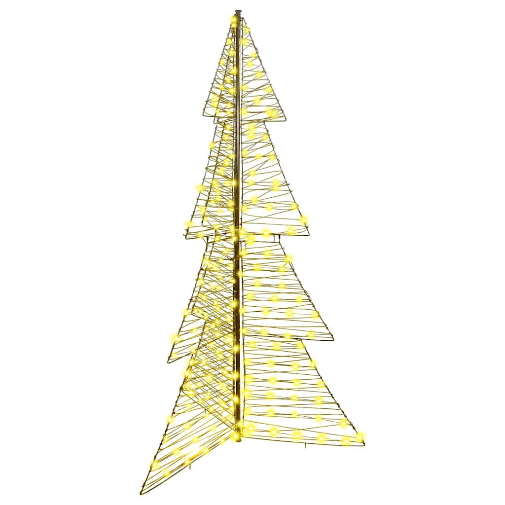 Árvore de natal com 240 leds branco quente 180 cm vime
