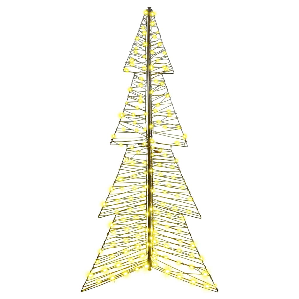Árvore de natal com 240 leds branco quente 180 cm vime