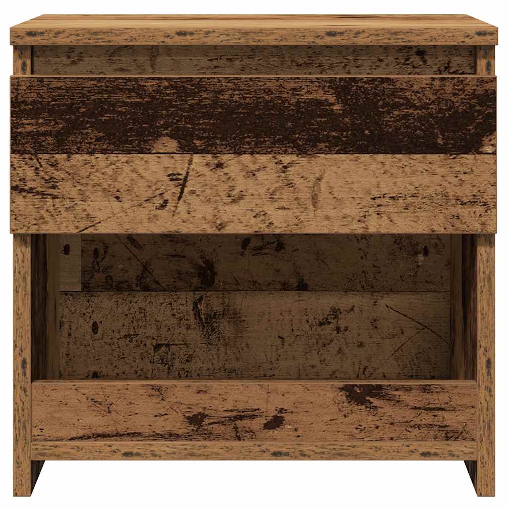 Mesa de cabeceira 40x30x39 cm derivados madeira madeira velha