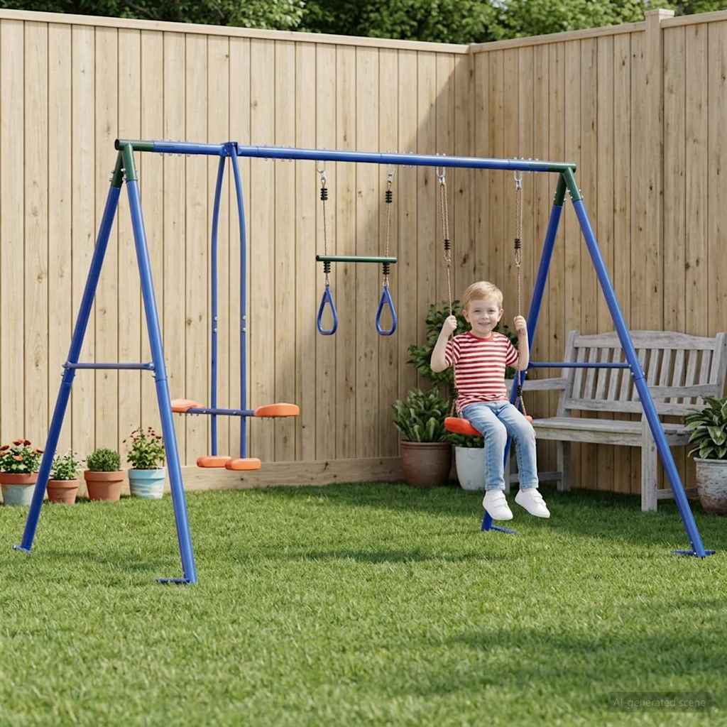 Conjunto de balanço para exterior multicolor 263 x 185 x 185 cm