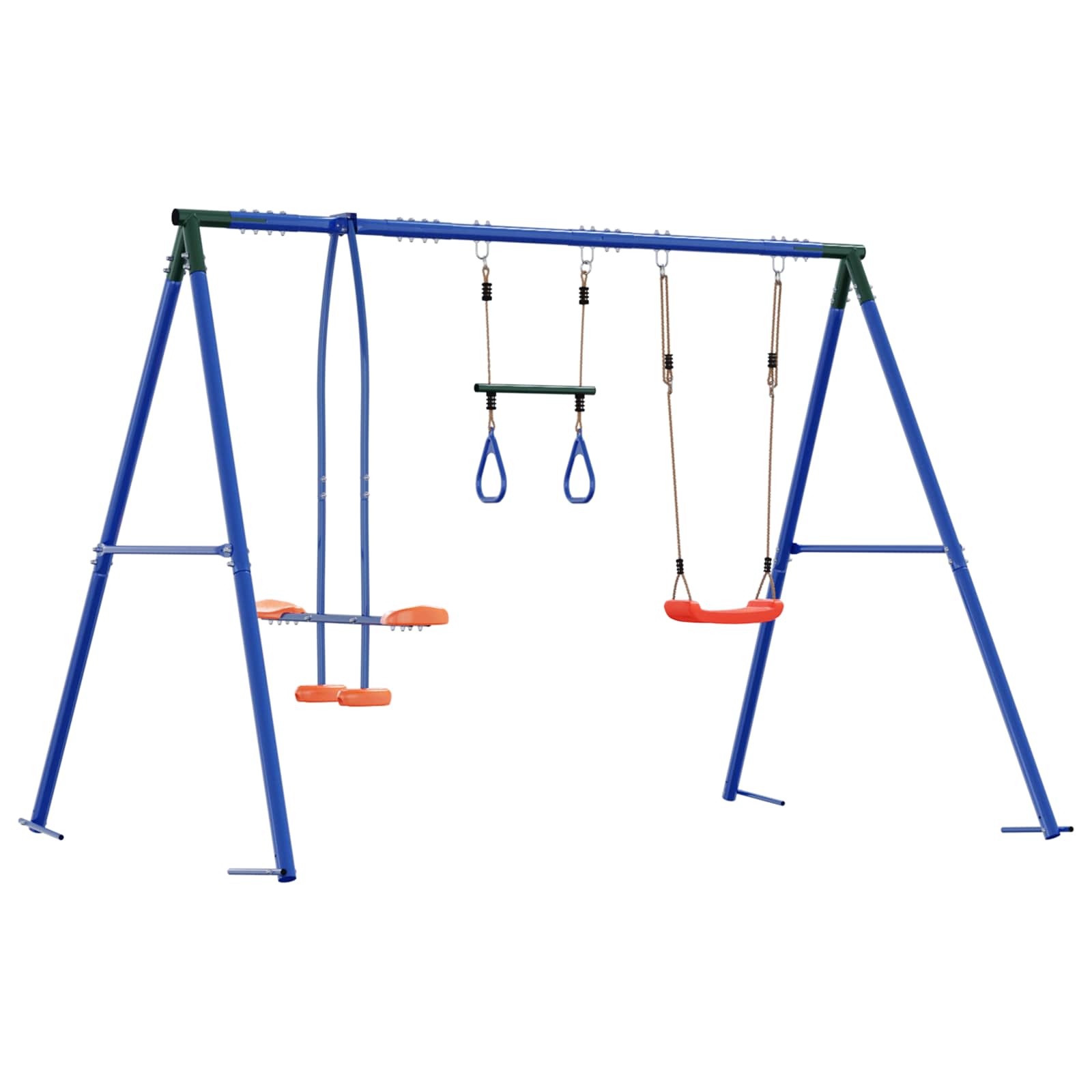 Conjunto de balanço para exterior multicolor 263 x 185 x 185 cm