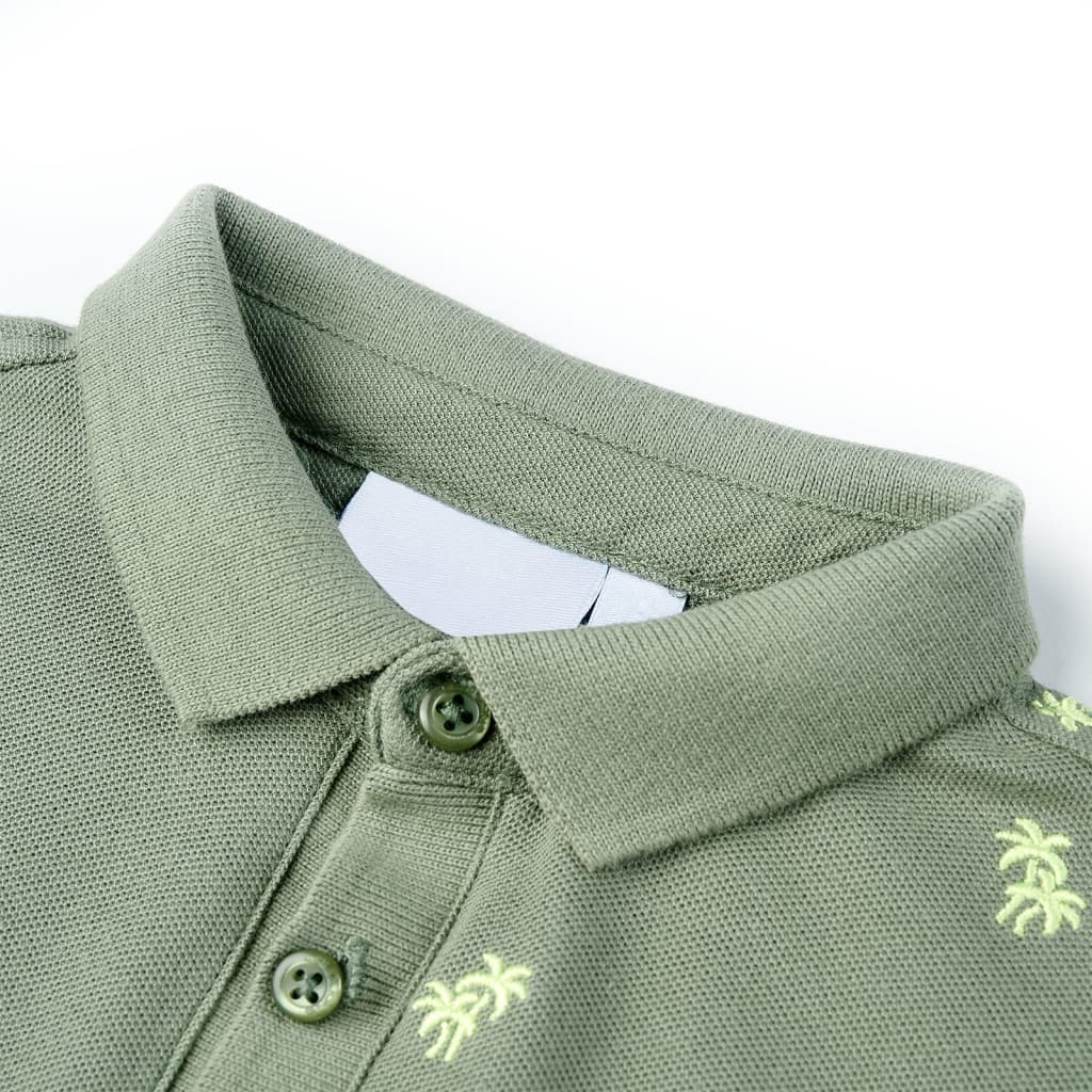 Polo para criança caqui 116
