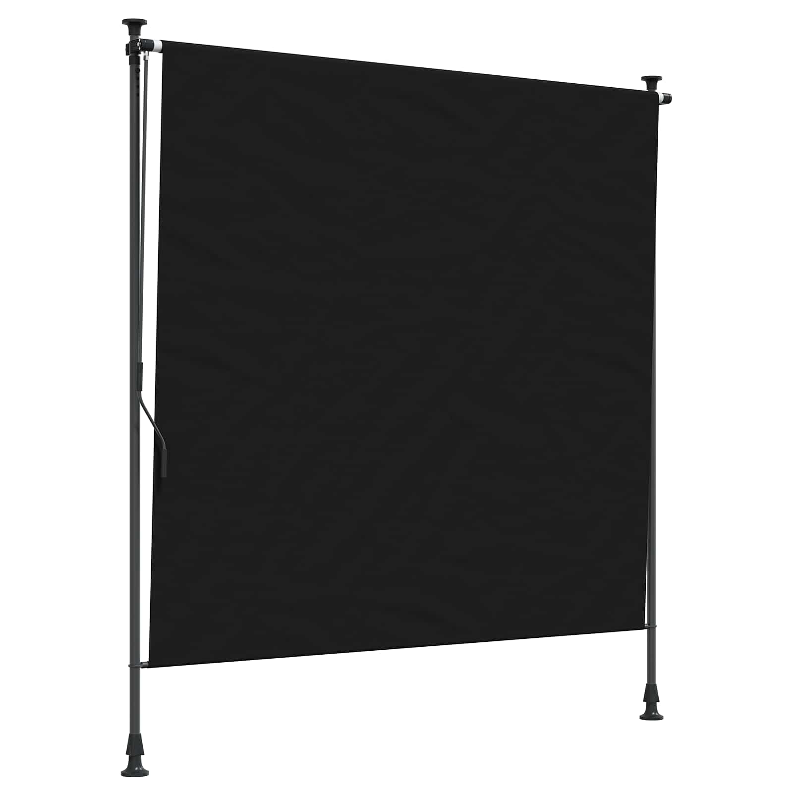 Cortina rolô exterior preto 100 x 270 cm