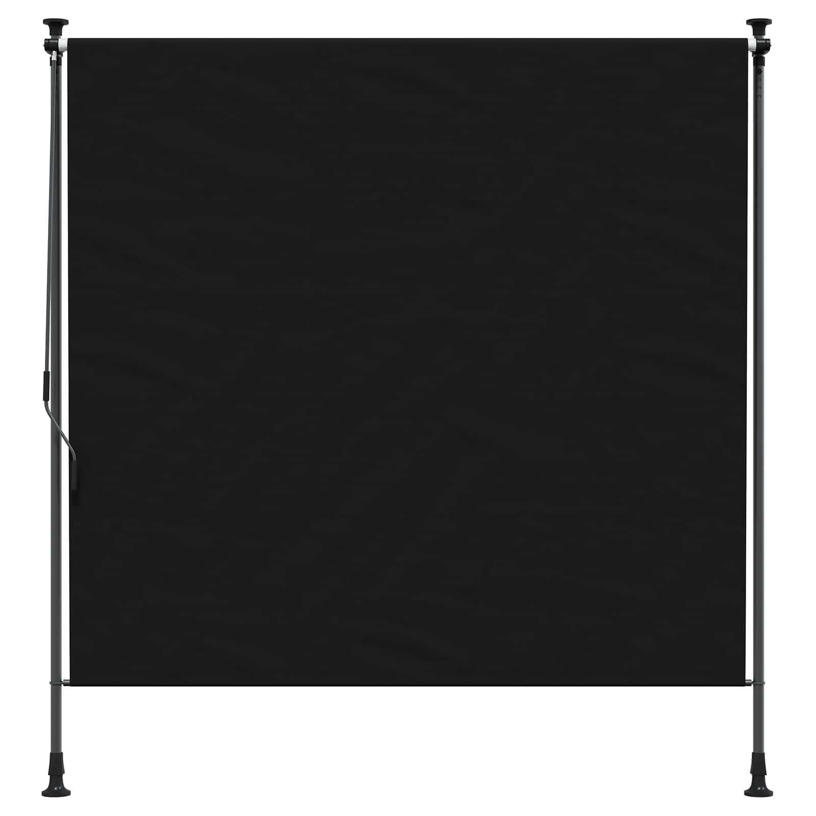 Cortina rolô exterior preto 100 x 270 cm