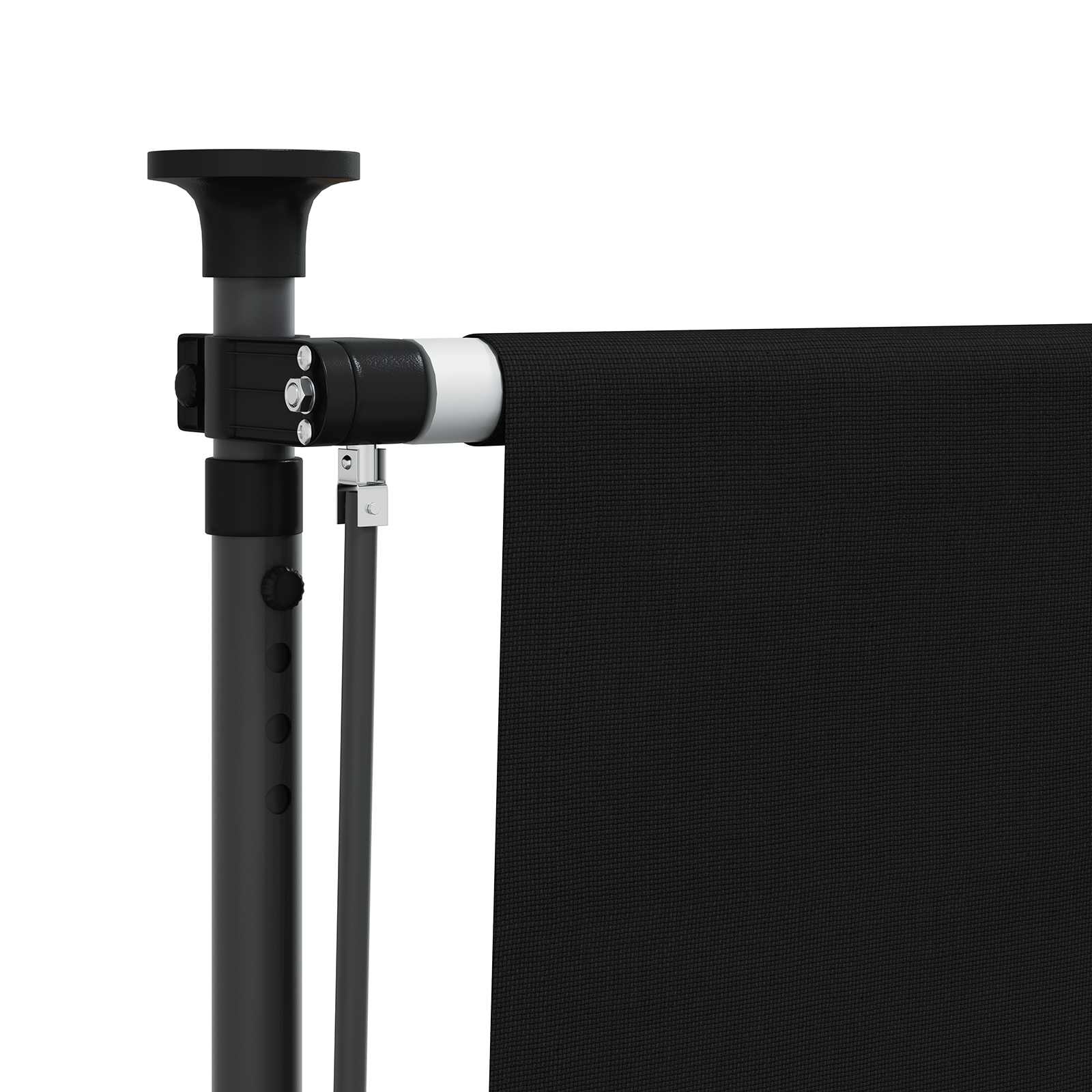Cortina rolô exterior preto 100 x 270 cm