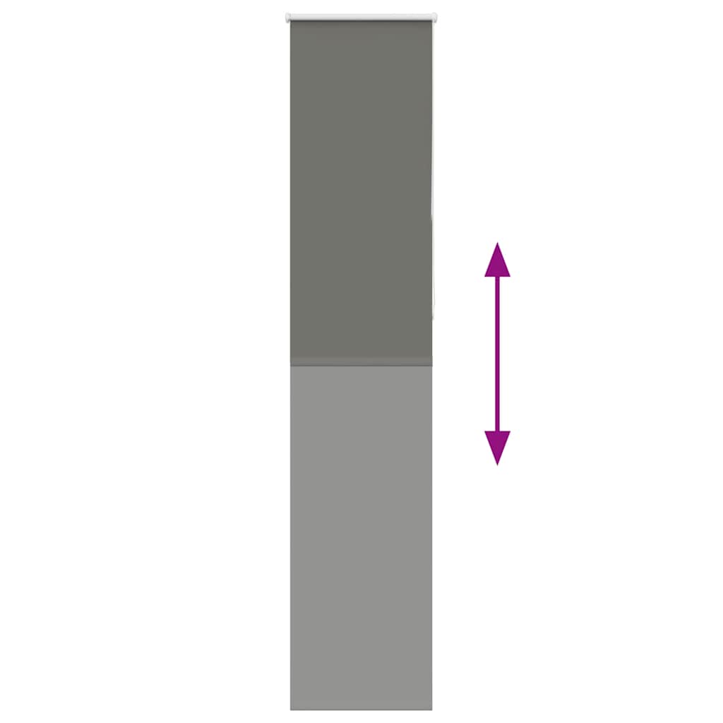 Persiana de enrolar 50x230 cm largura tecido 45,7 cm poliéster