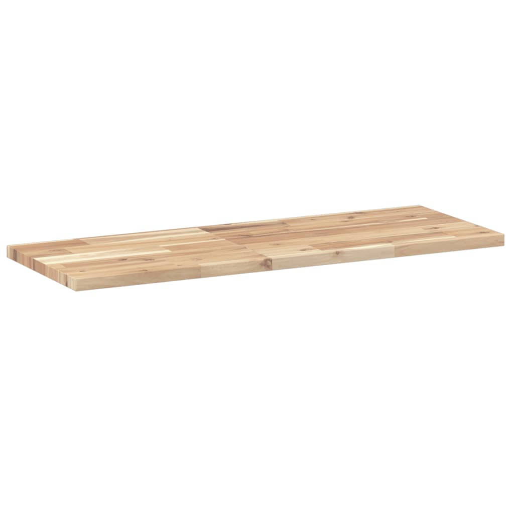Prateleira flutuante 4pcs 100x30x2cm acácia maciça não tratada