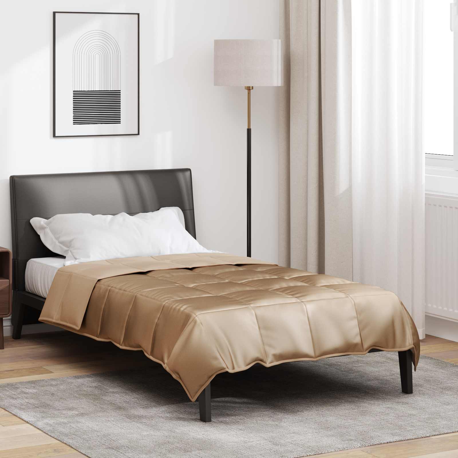 Duvet de ano inteiro 155 x 220 cm 300 gsm ouro