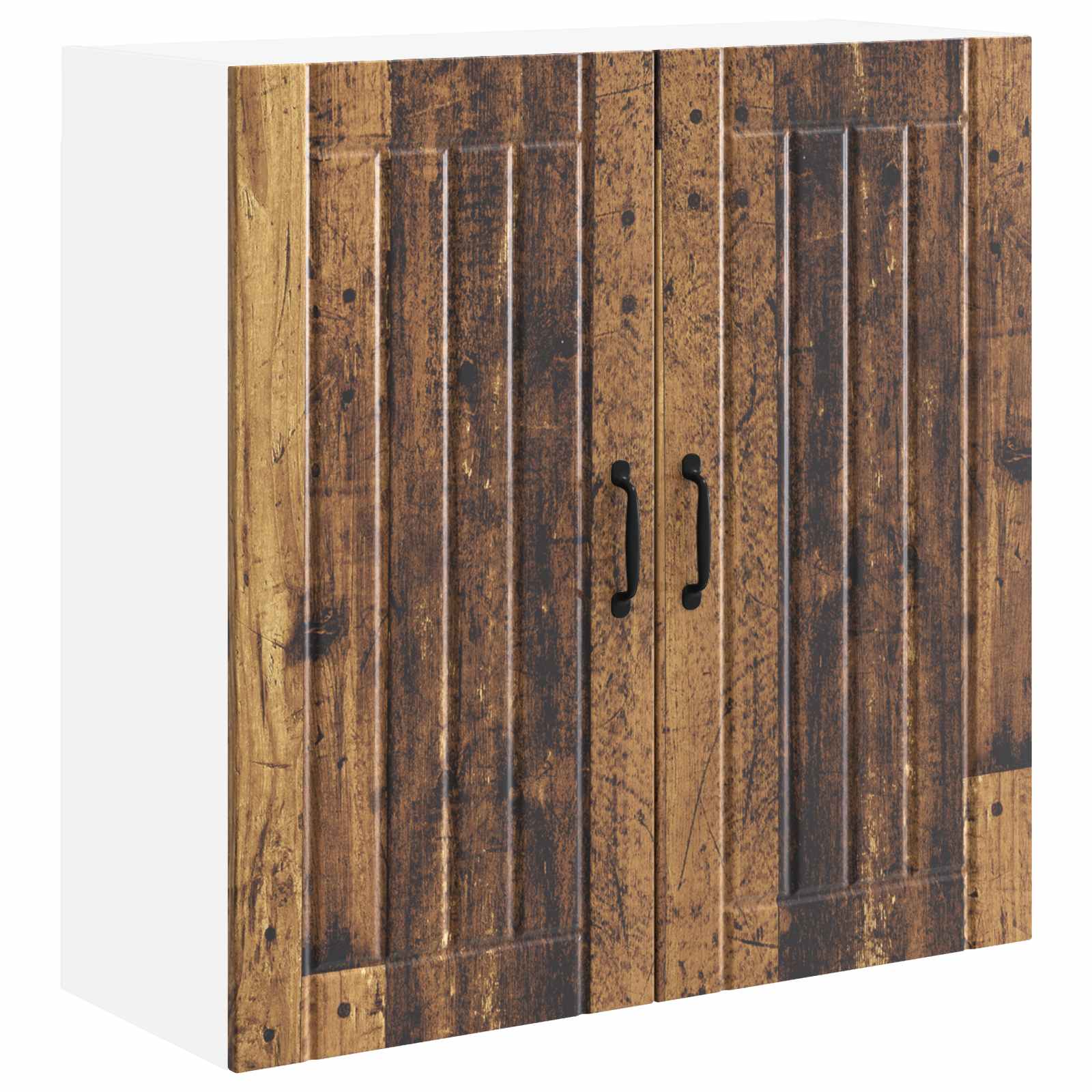Armário de parede lucca madeira antiga 80 x 31 x 80 cm