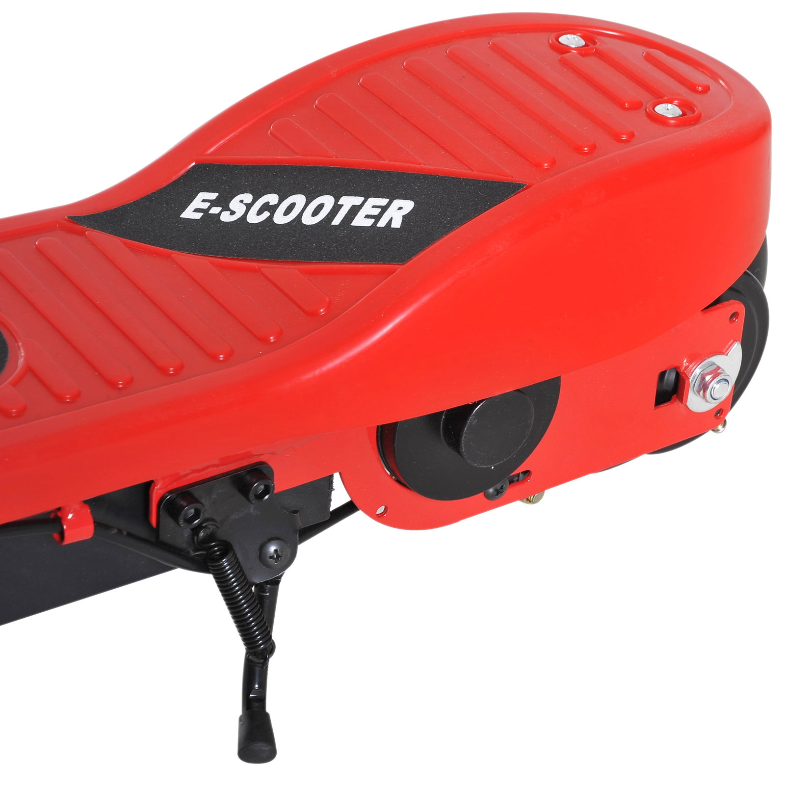 Trotinete elétrica para crianças + 7 anos trotinete dobrável com altura ajustável bateria recarregável 24v velocidade até 12 km/h e carga 50 kg 74x36x73-91 cm vermelho