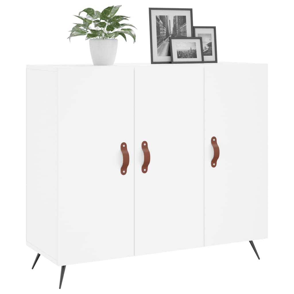Aparador 90x34x80 cm derivados de madeira branco