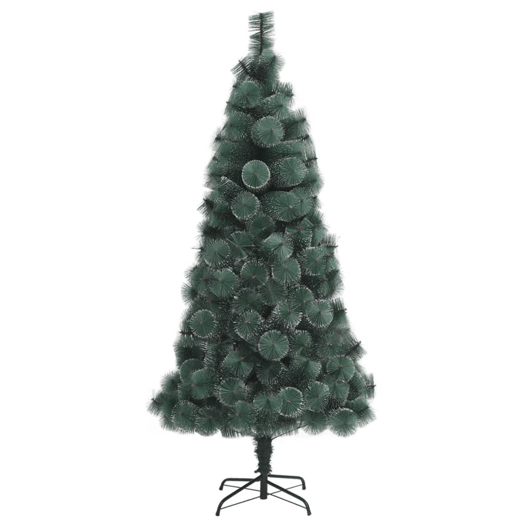 Árvore de natal artificial com suporte 210 cm PET verde