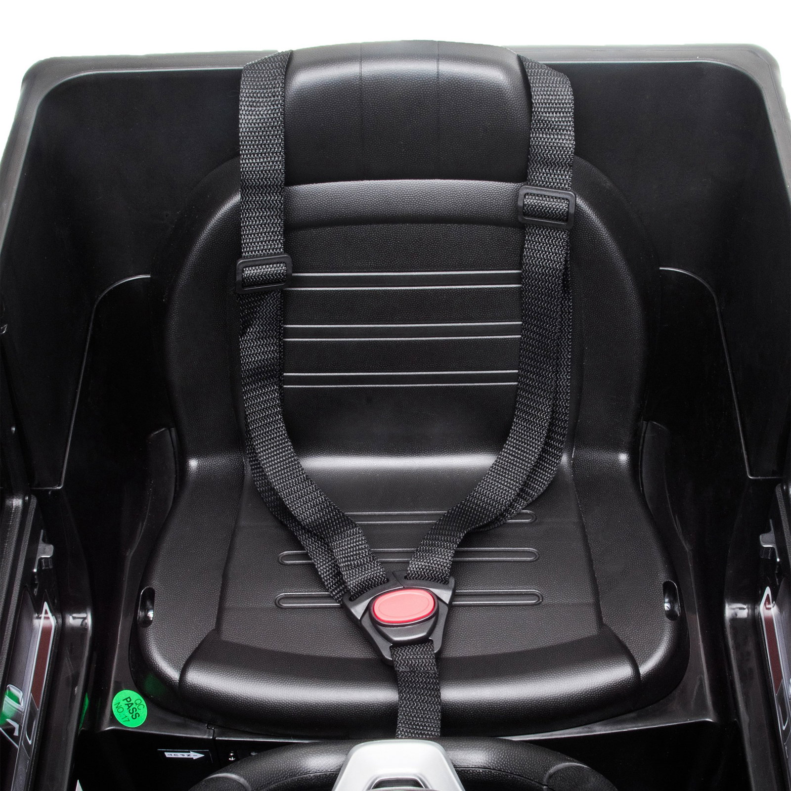 Carro elétrico benz g500 todo-o-terreno com bateria 12v veículo elétrico com música buzina velocidade 3-5 km/h preto