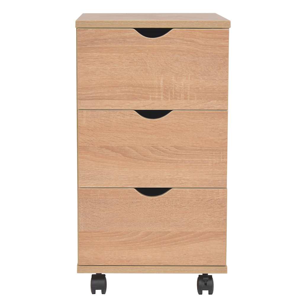 Unidade de gavetas 33x45x60 cm cor carvalho
