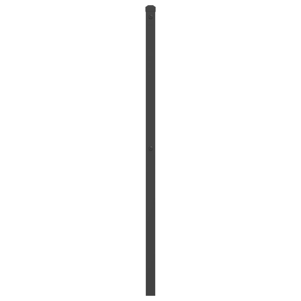 Cabeceira de substituição 200 cm metal preto