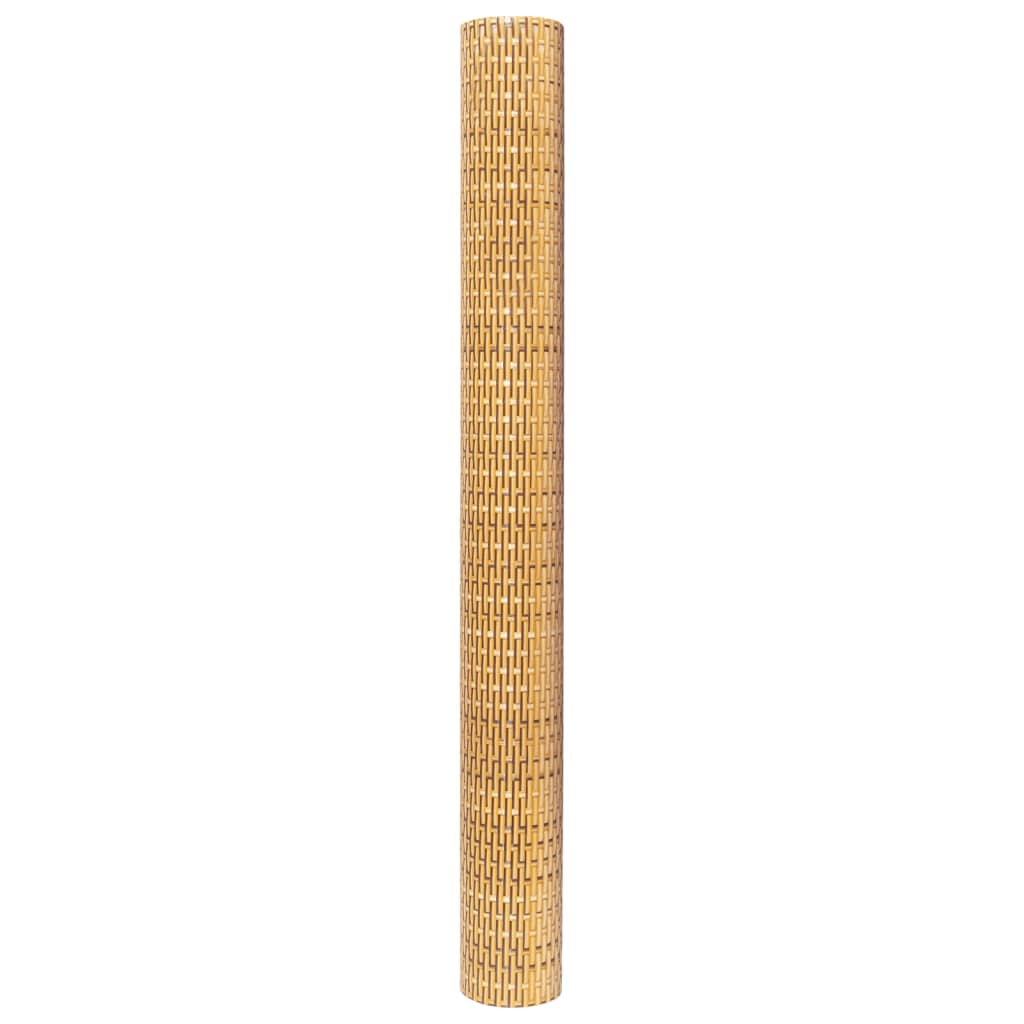 Tela de varanda 1000x100 cm vime PE castanho-claro