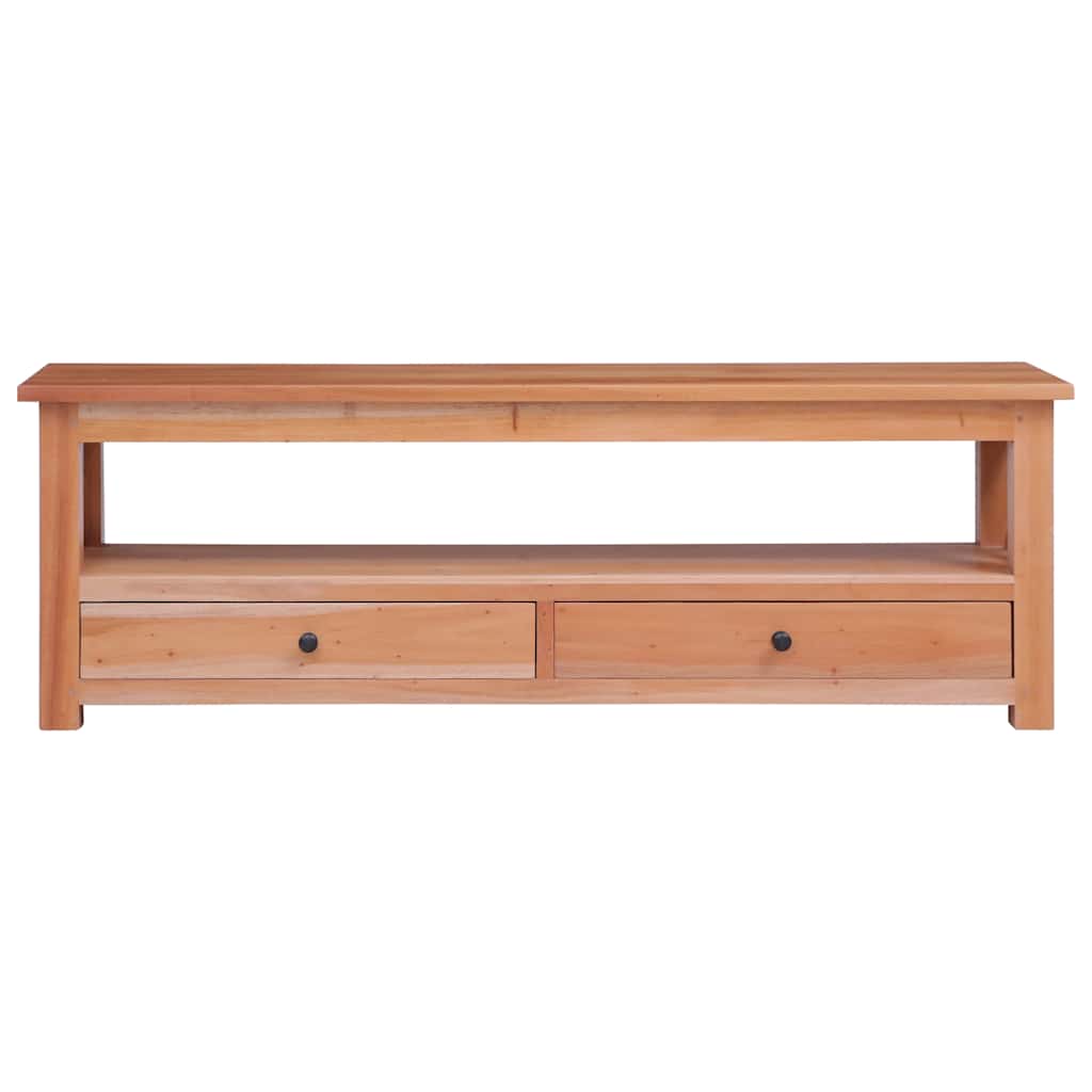 Móvel de TV 115x30x40 cm madeira de mogno maciça