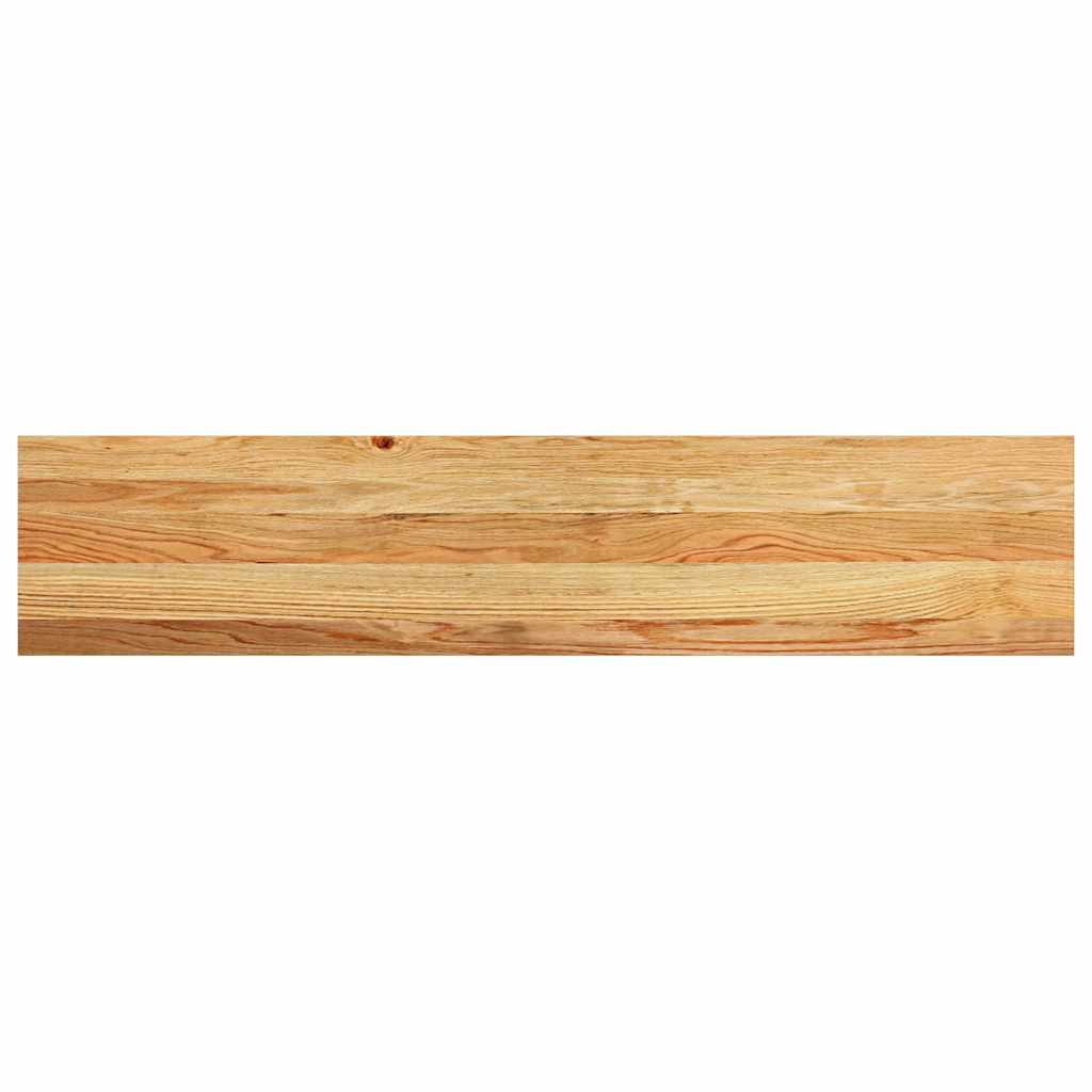Tapetes de escada 8 pcs 120x25x2 cm carvalho castanho-claro