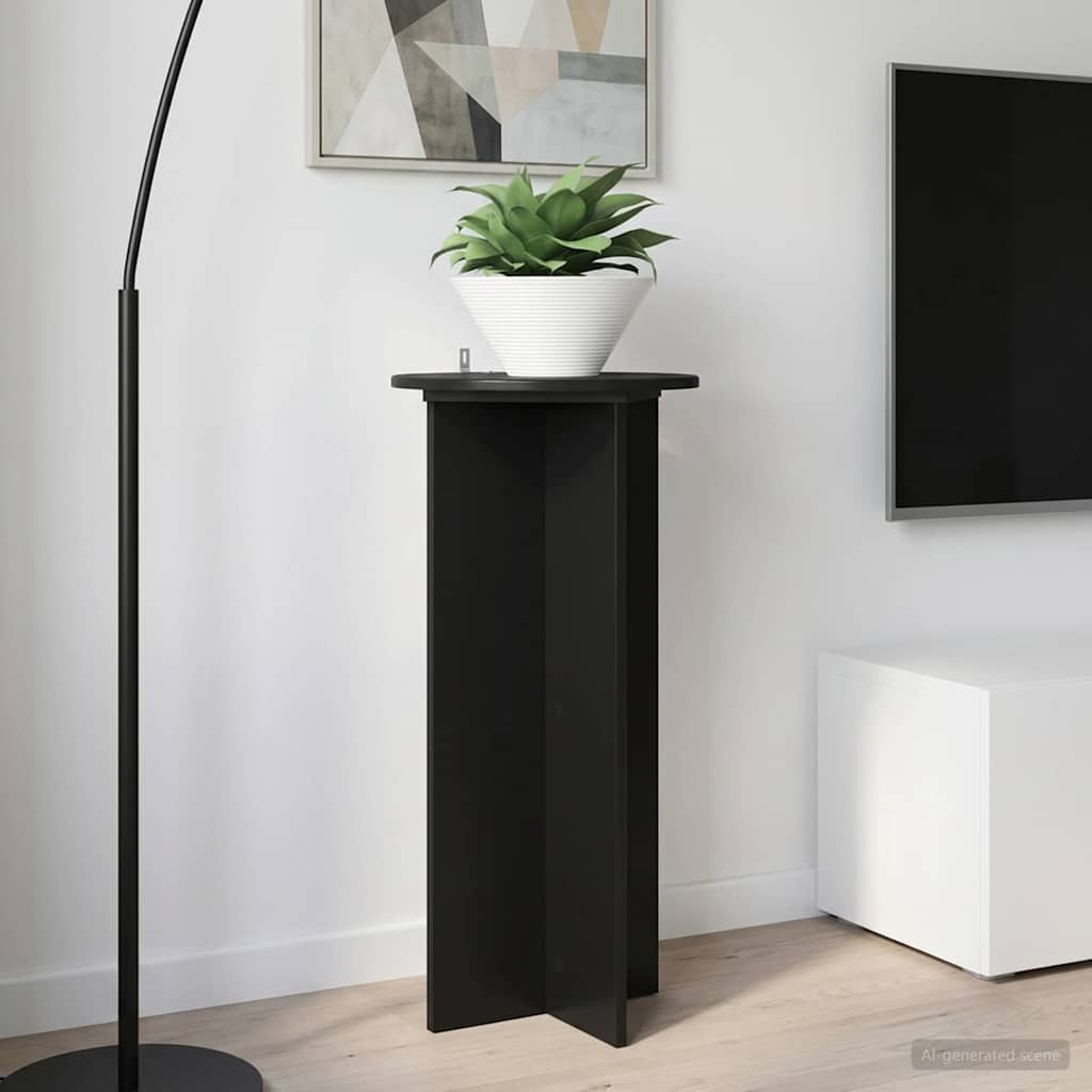 Suporte para plantas 2 unid. preto 40 x 40 x 80 cm