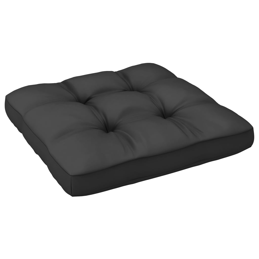 8 Pcs conjunto lounge de jardim c/ almofadões pinho maciço