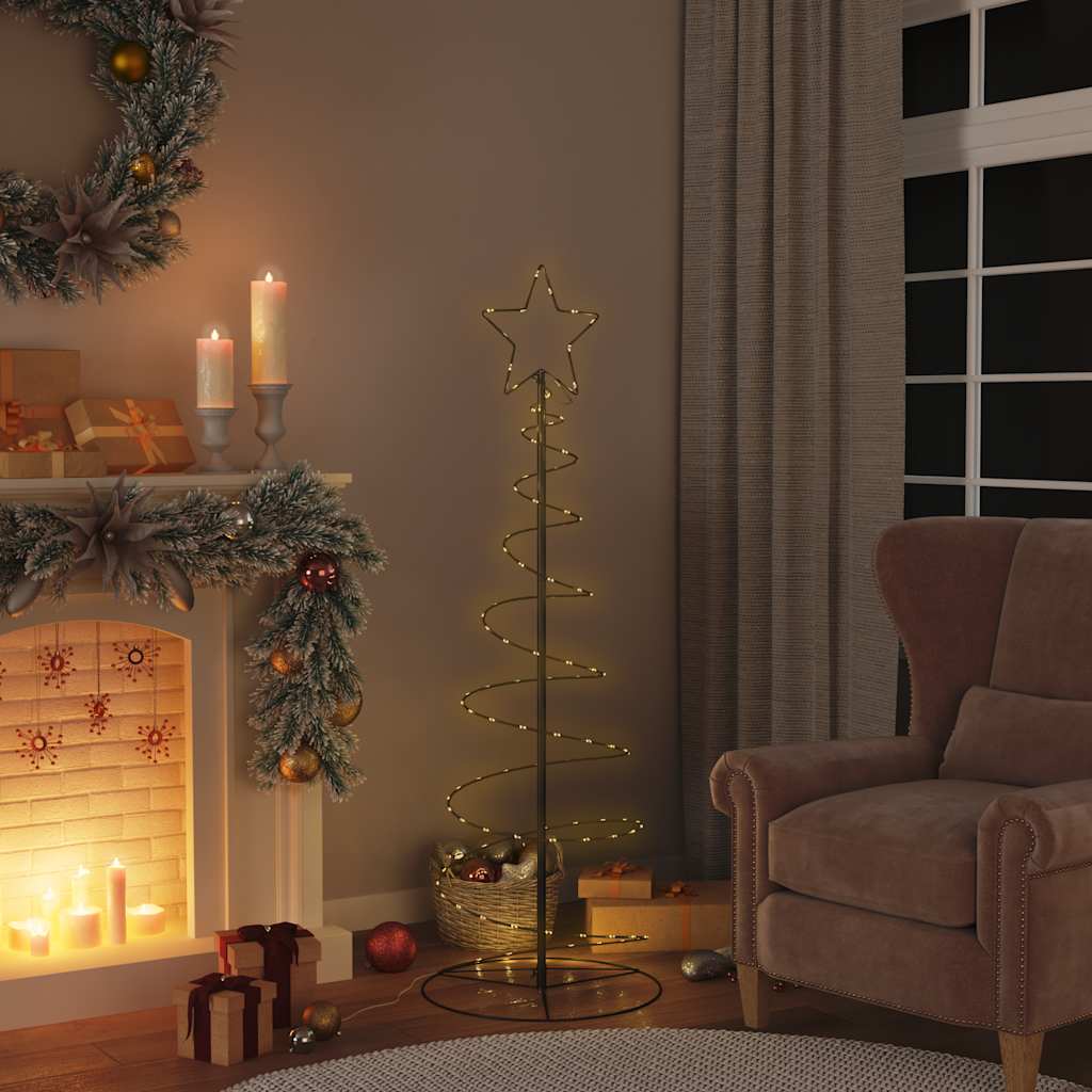LED árvore de natal 100 leds branco quente 150 cm