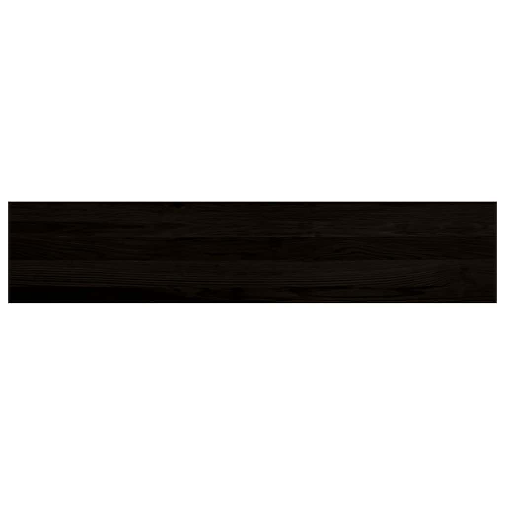 Tapetes de escada 2 pcs 120x30x2 cm carvalho castanho-preto