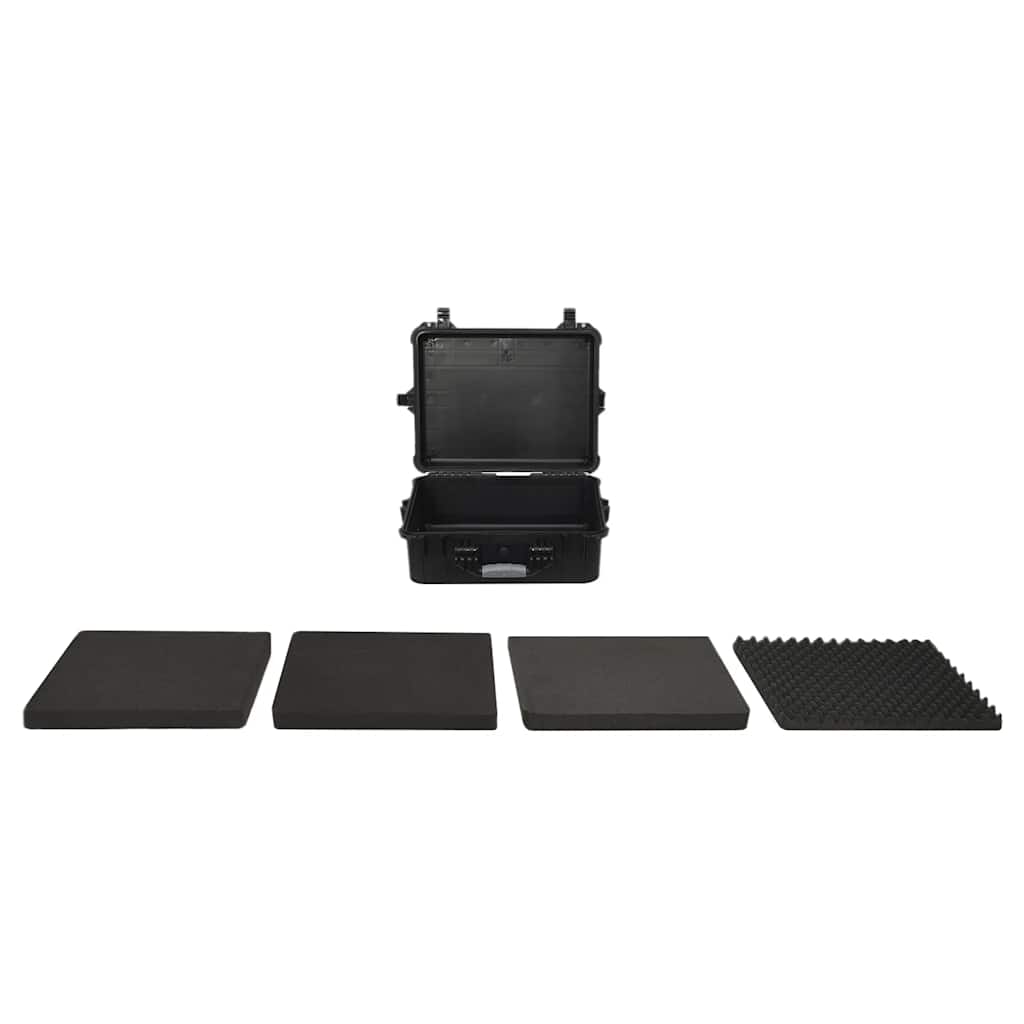Mala de viagem portátil 55x43x21 cm PP preto