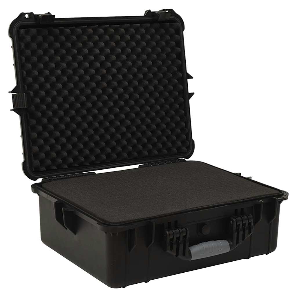 Mala de viagem portátil 55x43x21 cm PP preto