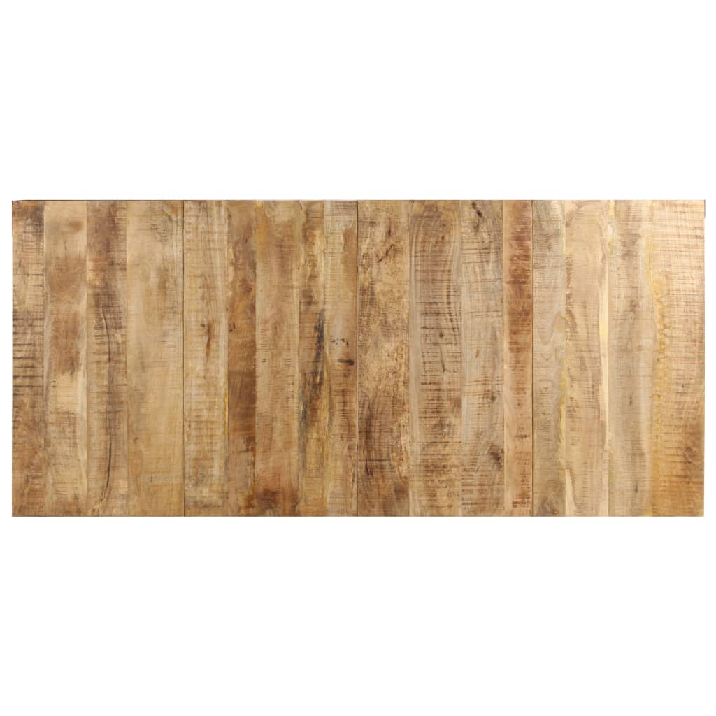 Mesa de jantar 220x100x76 cm madeira de mangueira áspera