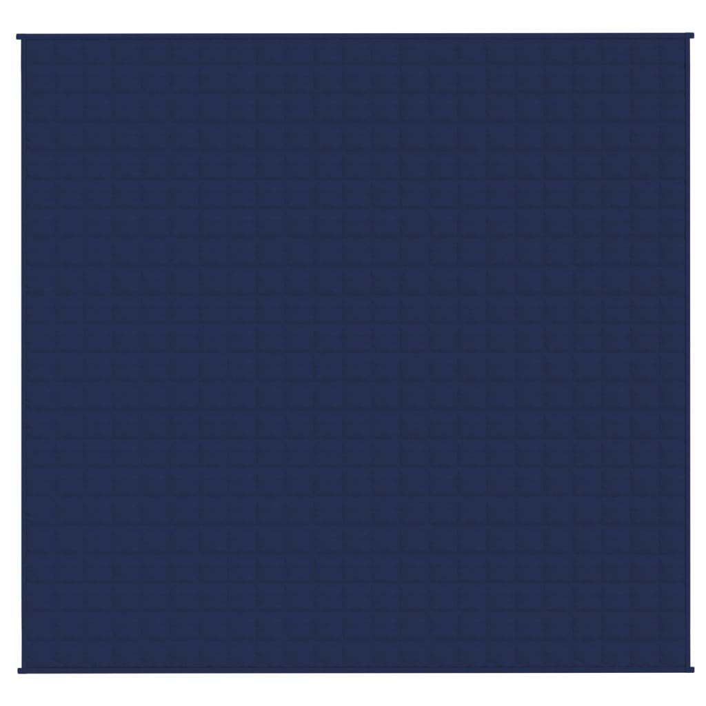 Manta pesada 15 kg 220x240 cm tecido azul