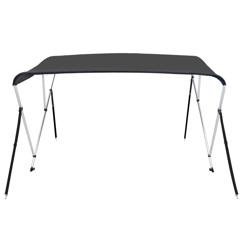 Toldo em 3 arcos bimini 183x196x137 cm antracite