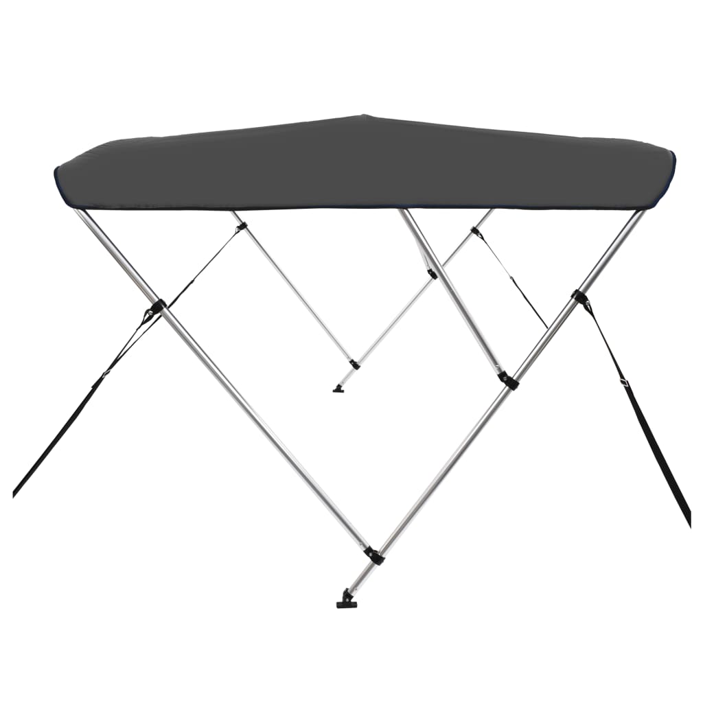 Toldo em 3 arcos bimini 183x196x137 cm antracite
