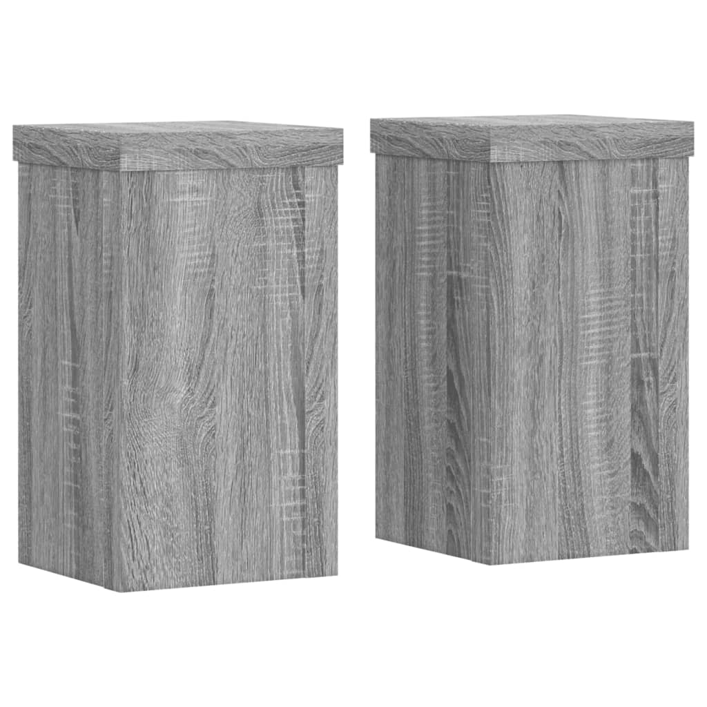 Suportes p/ plantas 2 pcs 10x10x18 cm derivados de madeira