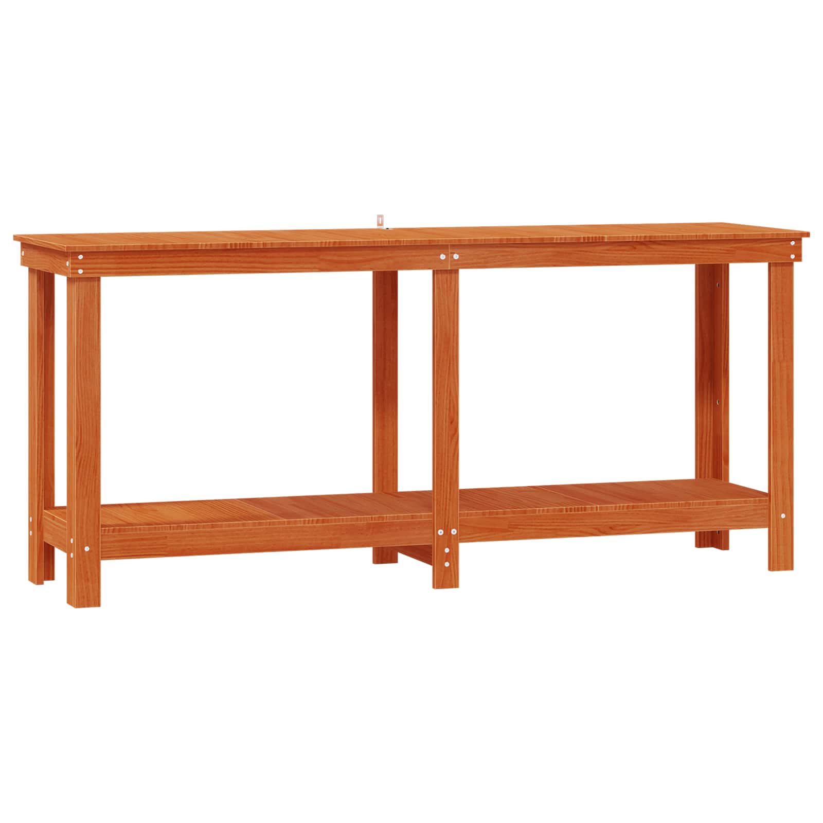 Bancada de trabalho castanho cera 180 x 50 x 80 cm