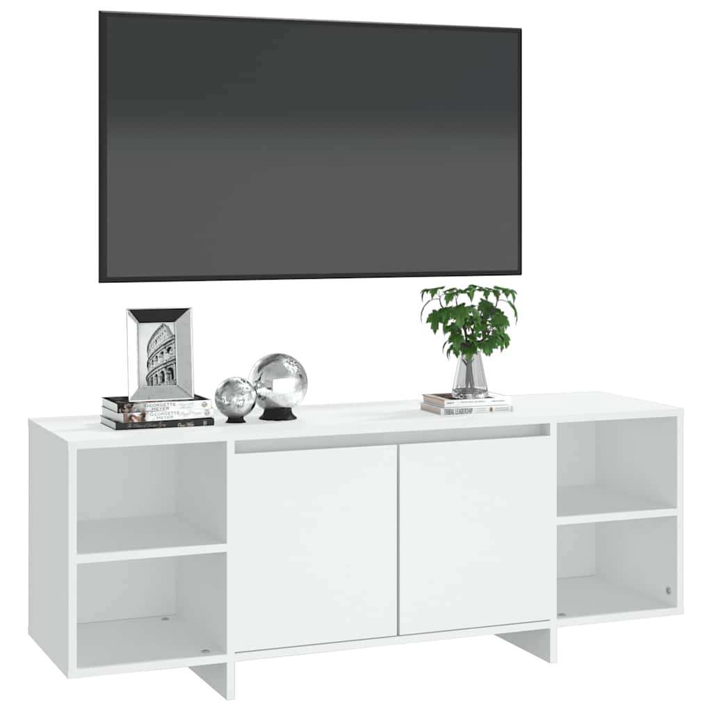 Móvel de TV 130x35x50 cm aglomerado branco