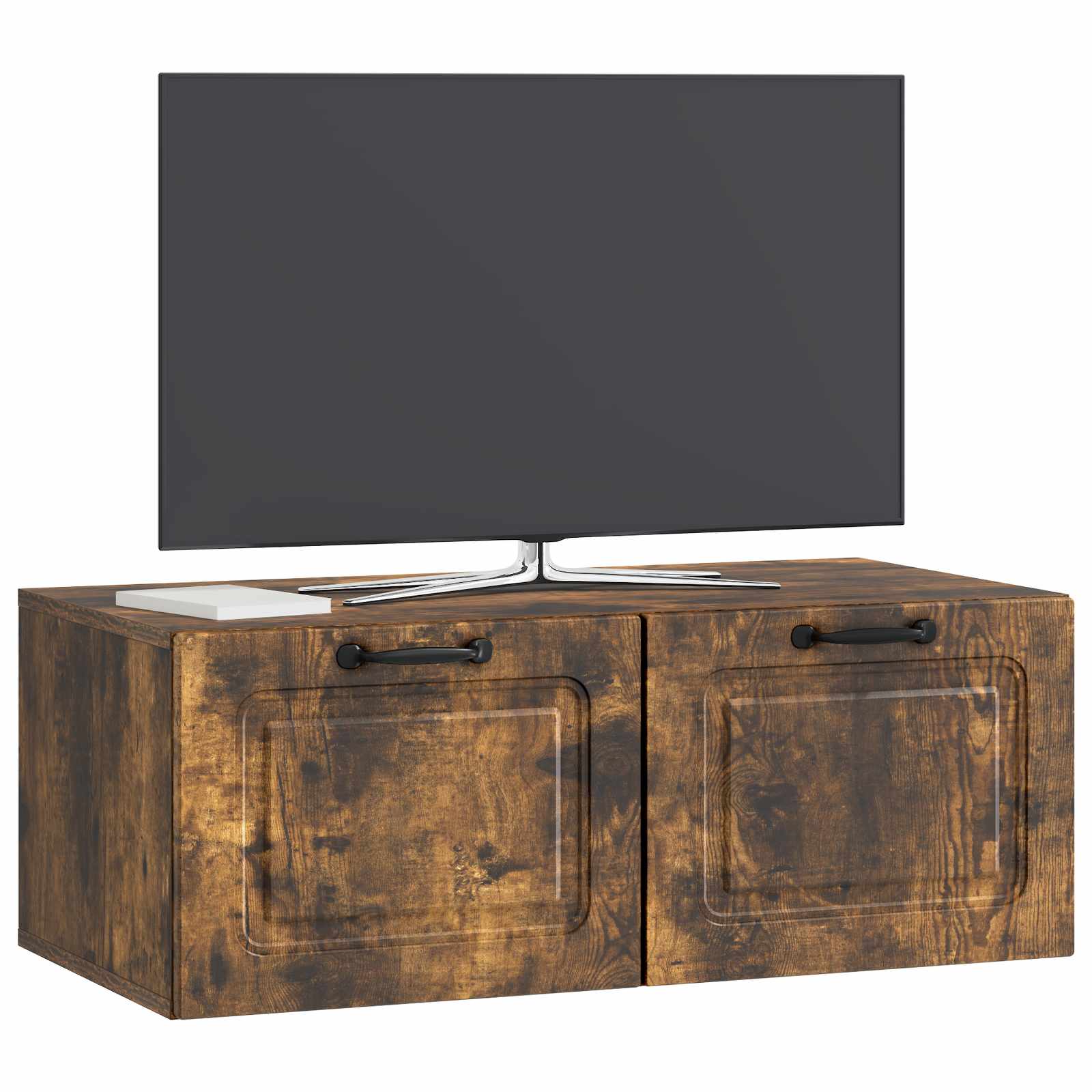 Gabinete de TV de parede carvalho fumado 78,5 x 41 x 30 cm