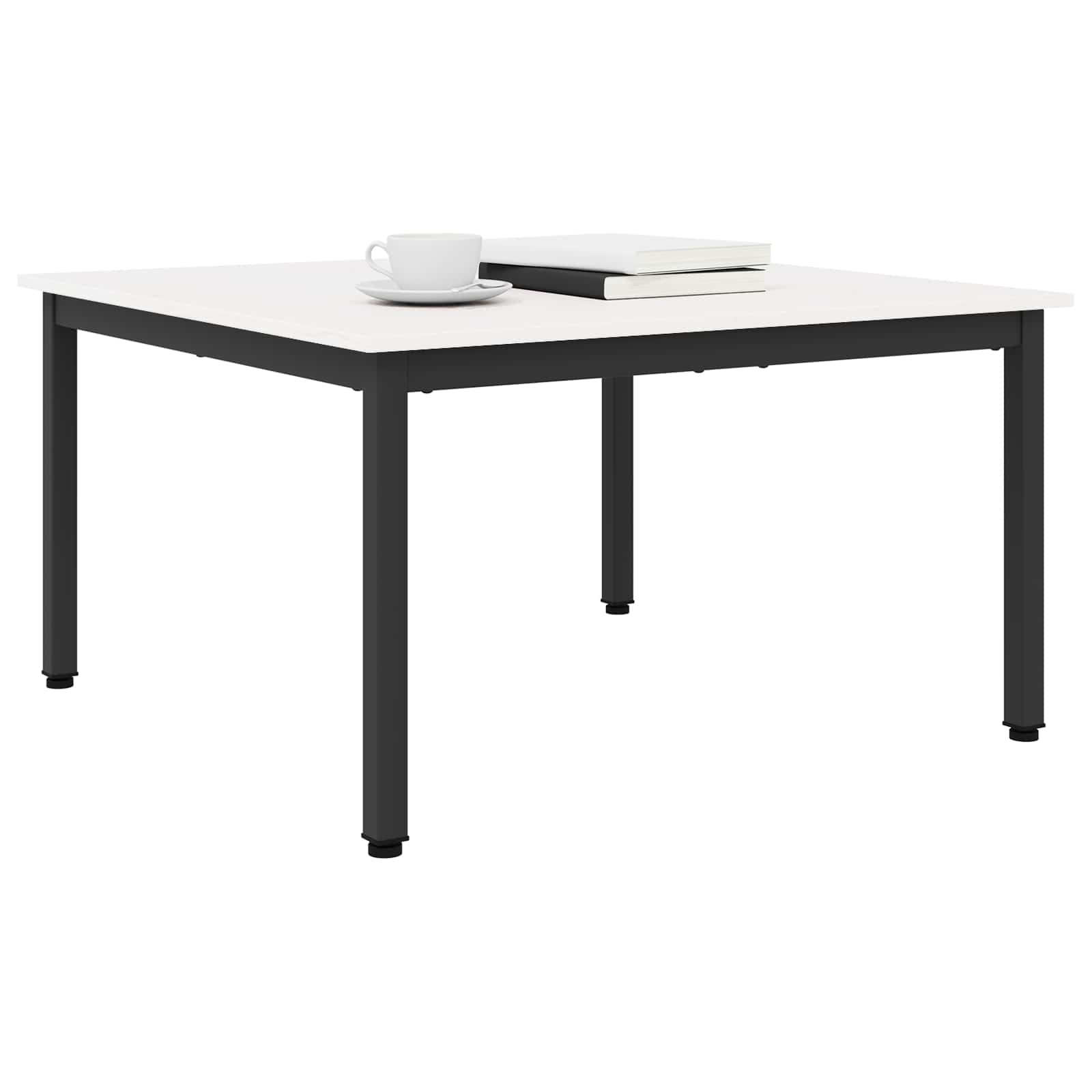 Mesa de centro branco 80 x 80 x 45 cm